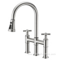 Pull Down Mixer Durable Brass Kitchen Taps